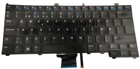Dell E7240 klawiatura 0452 Dell E7240 klawiatura 0452