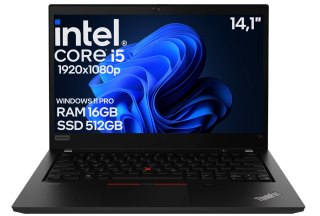Laptop Lenovo ThinkPad T14 GEN1 Core i5 10GEN 16GB 512SSD Win11 A