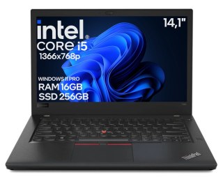Laptop Lenovo ThinkPad T480 Core i5 8GEN 16GB 256SSD HD Win11 A