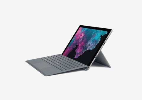 Zestaw Microsoft Surface Pro 6 Core i5 7GEN 8GB 256SSD Win11 Srebrny A + Oryginalna klawiatura Microsoft
