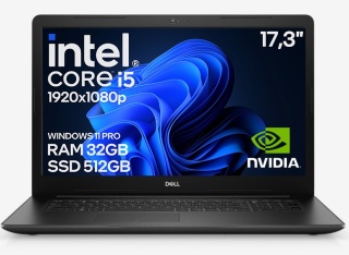 Laptop Dell Inspiron 3793 Core i5 10GEN 32GB 512GB SSD Win11 A