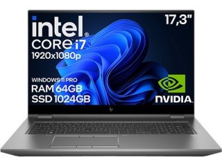 Laptop HP ZBook Fury 17 G7 i7 10GEN Quadro RTX 3000 64GB 1TB SSD Win11 A