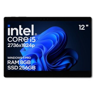 Zestaw Microsoft Surface Pro 5 Core i5 7GEN 8GB 256SSD Win11 Srebrny (A+) + Oryginalna klawiatura Microsoft