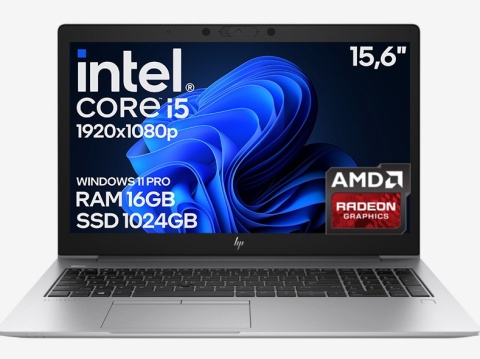 Laptop HP EliteBook 850 G6 Core i5 8GEN RADEON RX540X 16GB 1TB SSD Win11 B