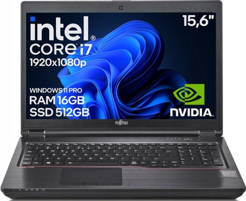 Laptop Fujitsu Celsius H780 Core i7 8GEN 16GB 512GB SSD QUADRO P2000 Win11 A-
