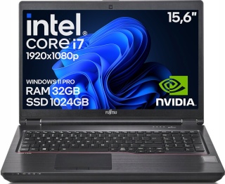 Laptop Fujitsu Celsius H780 Core i7 8GEN 32GB 1TB SSD QUADRO P2000 Win11 B