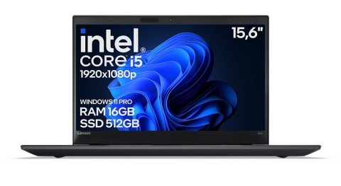 Laptop Lenovo T570 Core i5 6GEN 16GB 512SSD Win11 B