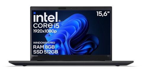 Laptop Lenovo T570 Core i5 6GEN 8GB 512SSD Win11 A