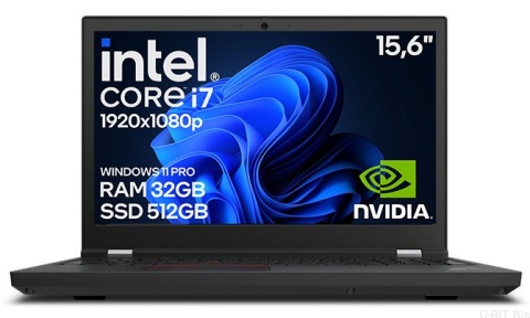 15" Lenovo P15 G2 Core i7 11GEN RTX 32GB 512SSD A-