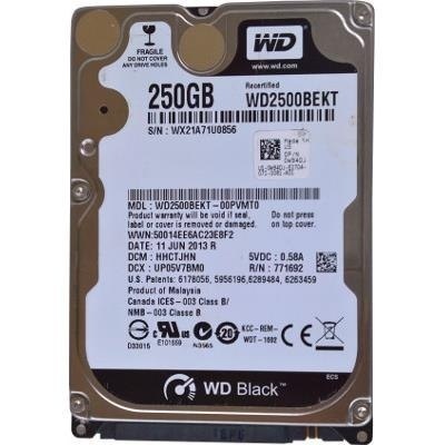 Dysk Twardy 250GB HDD Laptop 2,5 cala