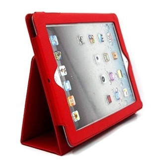 Etui Dausen Protective Case do iPad 3 iPad 4 CZERWONE