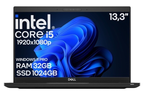 Laptop Dell Latitude 7390 Core i5 8GEN 32GB 1TB SSD Win11 A-