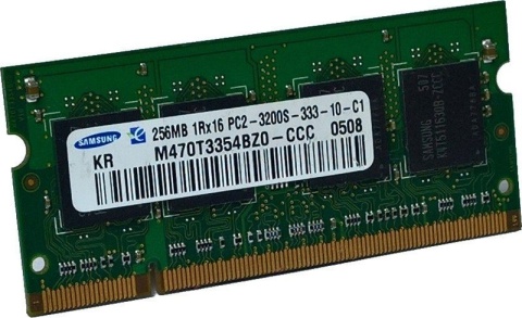 Pamięć RAM DDR2 256MB SO-DIMM