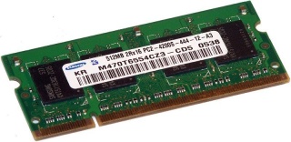 Pamięć RAM DDR2 512MB SO-DIMM
