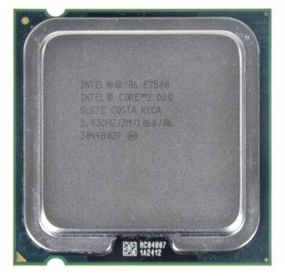 Procesor Intel Core 2 Duo E7500 2,93 GHz 2 rdzenie LGA775