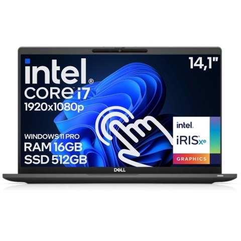 Dotykowy Laptop Dell Latitude 7420 Core i7 11GEN 16GB 512GB SSD Carbon Win11 A
