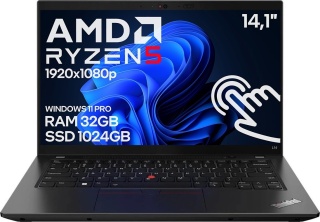 Dotykowy Laptop Lenovo ThinkPad L14 Gen2 Ryzen 5 Pro 32GB 1TB Win11 A