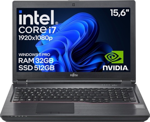 Laptop Fujitsu Celsius H7510 Core i7 10GEN 32GB 512GB SSD Win11 A-