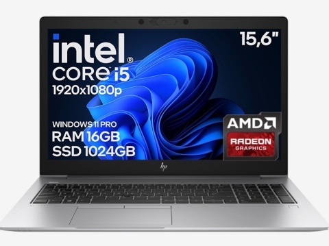 Laptop HP EliteBook 850 G6 Core i5 8GEN RADEON RX540X 16GB 1TB SSD Win11 B