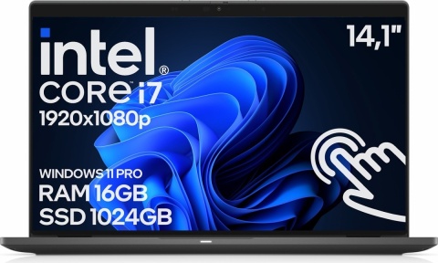 Dotykowy Laptop Dell Latitude 7410 Carbon Core i7 10GEN 16GB 1TB Win11 A