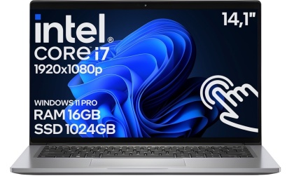 Dotykowy Laptop Dell Latitude 7410 Silver Core i7 10GEN 16GB 1TB SSD Win11 A-