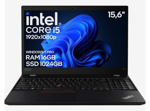 Laptop Lenovo T590 Core i5 8GEN 16GB 1TB SSD Win11 A-