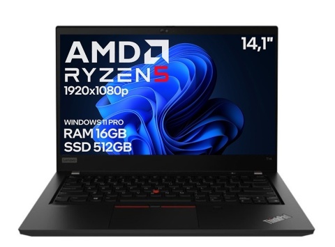Laptop Lenovo ThinkPad T14 GEN2 Ryzen 5 16GB 512SSD Win11 B