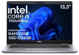 Laptop Dell Latitude 5310 Core i5 10GEN 32GB 1TB SSD Win11 A