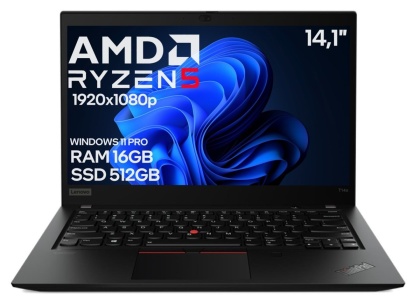 Laptop Lenovo ThinkPad T14s GEN1 Ryzen 5 PRO 4650U 16GB 512SSD Win11 A-