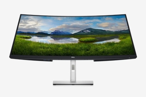 Monitor 34" Dell P3421W Curved Black 3440x1440p A