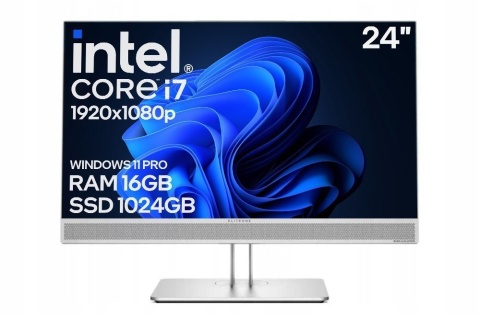AIO 24" HP 800 G5 i7 9GEN 16GB 1TB SSD A