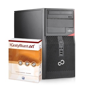 Komputer Fujitsu Espimo P556 MT Core i3 6GEN 8GB 256GB SSD Win10 + InsERT Gratyfikant GT kadry-płace