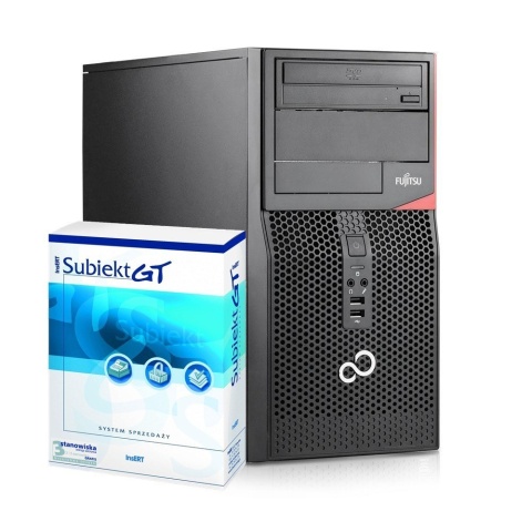 Komputer Fujitsu Espimo P556 MT Core i3 6GEN 8GB 256GB SSD Win10 + InsERT Subiekt GT 3 Stanowiska