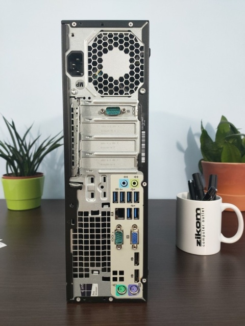 Zestaw PC dom nauka biuro HP 800 G2 i5-6GEN 8GB 240SSD Win 10 Kl B + Monitor Samsung S24C450 Kl B