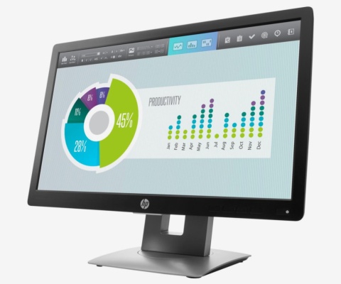 20" HP E202 Czarny 1600x900 A