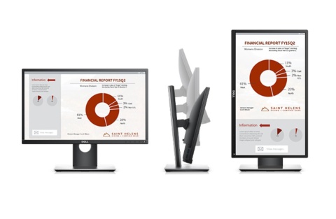 22" Dell P2217H Czarny 1920x1080p A