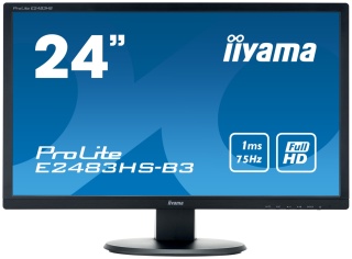 24" Iiyama PL2483H Czarny 1920x1080 A