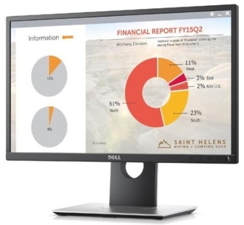 Monitor Dell 22" P2217H 1920x1080p IPS A-