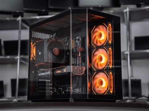 Nowy komputer gamingowy Ryzen 7 5800X RTX 5070 32GB DDR4 1TB SSD Win11 Pro